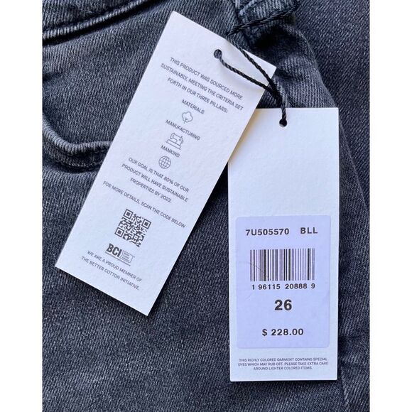 NWT 7 for All Mankind 7FAM Ultra High Rise Mega Flare Jean in Belle, Size 26 - Picture 6 of 11